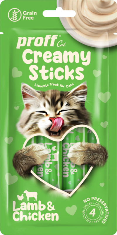 LORA Proff Cat Creamy Sticks, Krill & Tuna 4X15 G karısık ödüller - Görsel 3